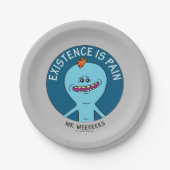 RICK UND MORTY™ | Existenz ist Schmerz Pappteller (Vorderseite)