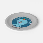 RICK UND MORTY™ | Existenz ist Schmerz Pappteller (Schrägansicht)