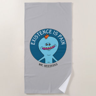 RICK UND MORTY™ Existenz ist Schmerz Strandtuch