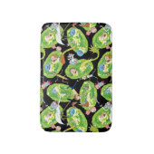 RICK UND MORTY™ | Fallende durch Portale Muster Badematte (Vorderseite Vertikal)