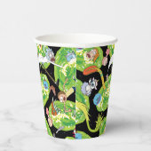 RICK UND MORTY™ | Fallende durch Portale Muster Pappbecher (Rechts)