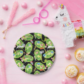 RICK UND MORTY™ | Fallende durch Portale Muster Pappteller (Party)