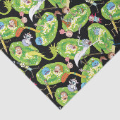 RICK UND MORTY™ | Fallende durch Portale Muster Seidenpapier (Ausschnitt)