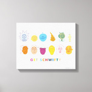 RICK UND MORTY™ Get Schwifty Leinwanddruck