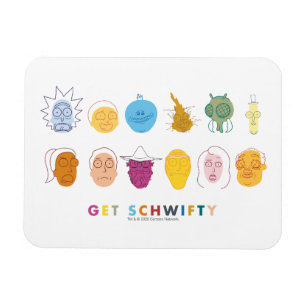 RICK UND MORTY™   Get Schwifty Magnet