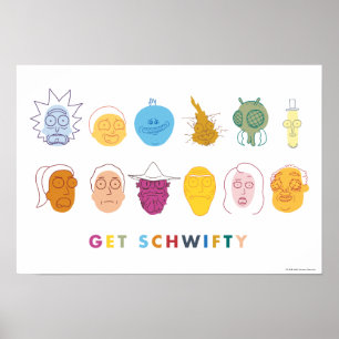 RICK UND MORTY™ Get Schwifty Poster