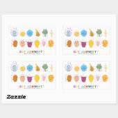 RICK UND MORTY™ | Get Schwifty Rechteckiger Aufkleber (Blatt)