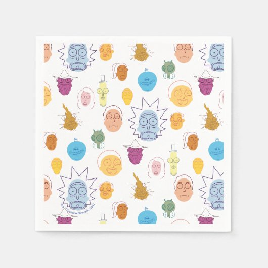 RICK UND MORTY™ | Get Schwifty Serviette (Vorderseite)