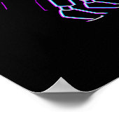 RICK UND MORTY™ | Glitched Rick and Morty Poster (Ecke)