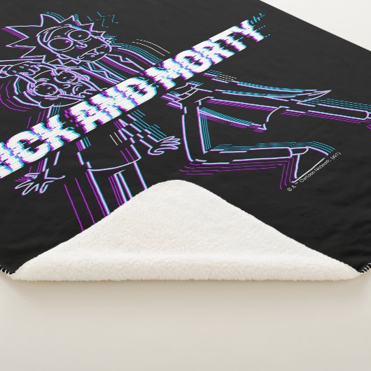 RICK UND MORTY™ | Glitched Rick and Morty Sherpadecke (3/4)