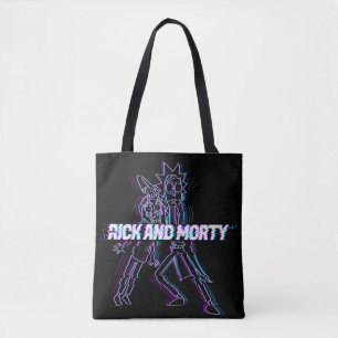 RICK UND MORTY™   Glitched Rick and Morty Tasche