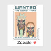 RICK UND MORTY™ | Glorzo Gewollt Poster Aufkleber (Blatt)