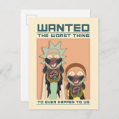 RICK UND MORTY™ | Glorzo Gewollt Poster Einladungspostkarte (Vorne/Hinten)