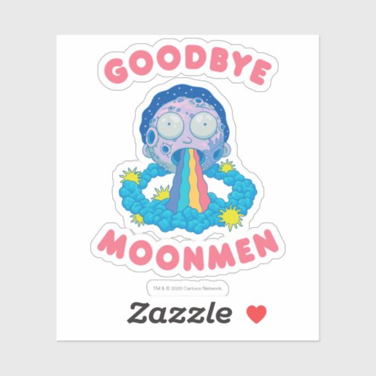 RICK UND MORTY™ | Goodbye Moonmen Aufkleber (Blatt)