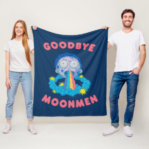 RICK UND MORTY™   Goodbye Moonmen Fleecedecke