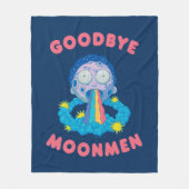 RICK UND MORTY™ | Goodbye Moonmen Fleecedecke (Vorderseite)