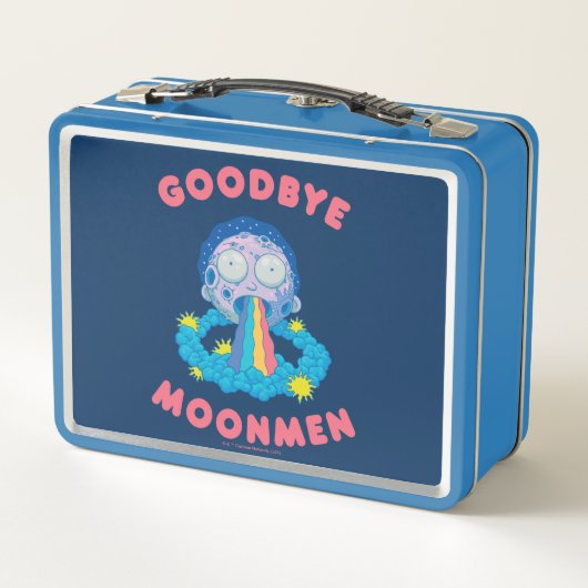 RICK UND MORTY™ | Goodbye Moonmen Metall Brotdose (Rückseite)