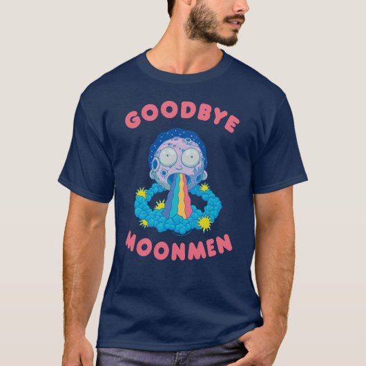RICK UND MORTY™ | Goodbye Moonmen T-Shirt (Vorderseite)
