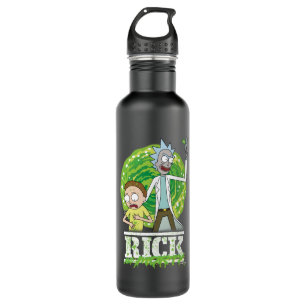 RICK UND MORTY™   Grüner Splash Edelstahlflasche