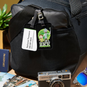 RICK UND MORTY™   Grüner Splash Gepäckanhänger