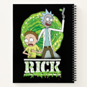 RICK UND MORTY™ | Grüner Splash Notizblock (Rückseite)