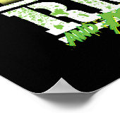 RICK UND MORTY™ | Grüner Splash Poster (Ecke)