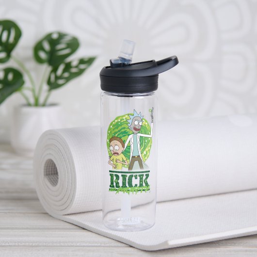 RICK UND MORTY™ | Grüner Splash Trinkflasche (Yoga)