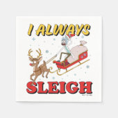 Rick und Morty | I Always Sleigh Serviette (Vorderseite)