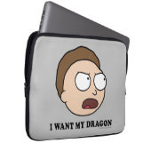 RICK UND MORTY™ | Ich habe meinen Drachen Gewollt Laptopschutzhülle (Vorne Rechts)