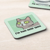 RICK UND MORTY™ | Ich komme aus dem Weltraum Getränkeuntersetzer (Linke Seite)