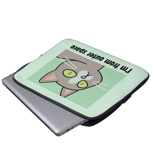 RICK UND MORTY™ | Ich komme aus dem Weltraum Laptopschutzhülle (Vorne Knopf)