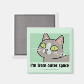 RICK UND MORTY™ | Ich komme aus dem Weltraum Magnet (Vorderseite/Rückseite)