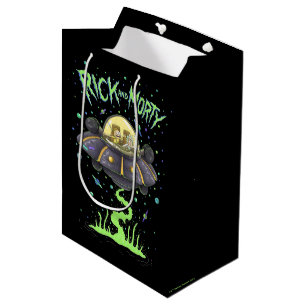 RICK UND MORTY™ Illustriert Space Flight Graph Mittlere Geschenktüte