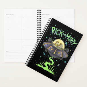 RICK UND MORTY™ Illustriert Space Flight Graph Planer