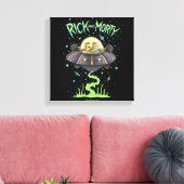 RICK UND MORTY™ | Illustriert Space Flight Graphic Leinwanddruck (Insitu (Wohnzimmer))
