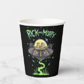 RICK UND MORTY™ | Illustriert Space Flight Graphic Pappbecher (Vorderseite)