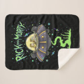 RICK UND MORTY™ | Illustriert Space Flight Graphic Sherpadecke (Vorderseite (Horizontal))