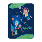 RICK UND MORTY™ | Infizierter Portal-Jump Magnet (Vertikal)