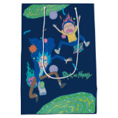 RICK UND MORTY™ | Infizierter Portal-Jump Mittlere Geschenktüte (Rückseite)