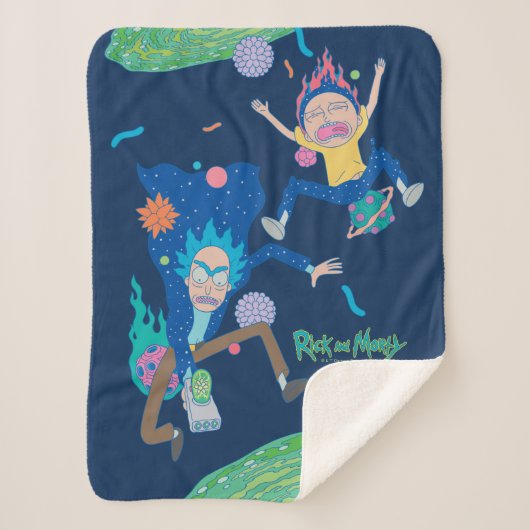 RICK UND MORTY™ | Infizierter Portal-Jump Sherpadecke (Vorderseite)