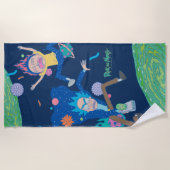 RICK UND MORTY™ | Infizierter Portal-Jump Strandtuch (Vorderseite)