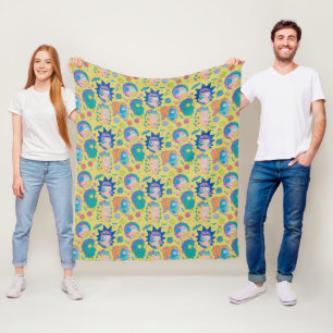 RICK UND MORTY™   Infiziertes Smith-Familienmust Fleecedecke