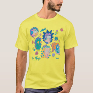 RICK UND MORTY™   Infiziertes Smith-Familienmust T-Shirt