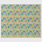 RICK UND MORTY™ | Infiziertes Smith-Familienmuster Geschenkpapier (Flach)