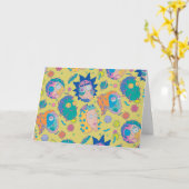 RICK UND MORTY™ | Infiziertes Smith-Familienmuster Karte (Gelbe Blume)