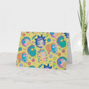 RICK UND MORTY™   Infiziertes Smith-Familienmuster Karte
