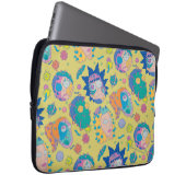 RICK UND MORTY™ | Infiziertes Smith-Familienmuster Laptopschutzhülle (Vorne Rechts)