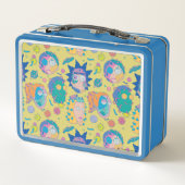 RICK UND MORTY™ | Infiziertes Smith-Familienmuster Metall Brotdose (Rückseite)