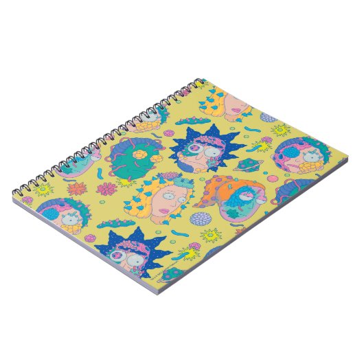 RICK UND MORTY™ | Infiziertes Smith-Familienmuster Notizblock (Linke Seite)