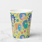 RICK UND MORTY™ | Infiziertes Smith-Familienmuster Pappbecher (Rückseite)